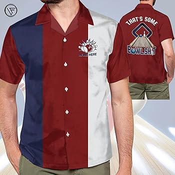 Special Vintage 風神 Bowling Shirt Retro Striped Bowling Shirt - Vintage Mechanic Style